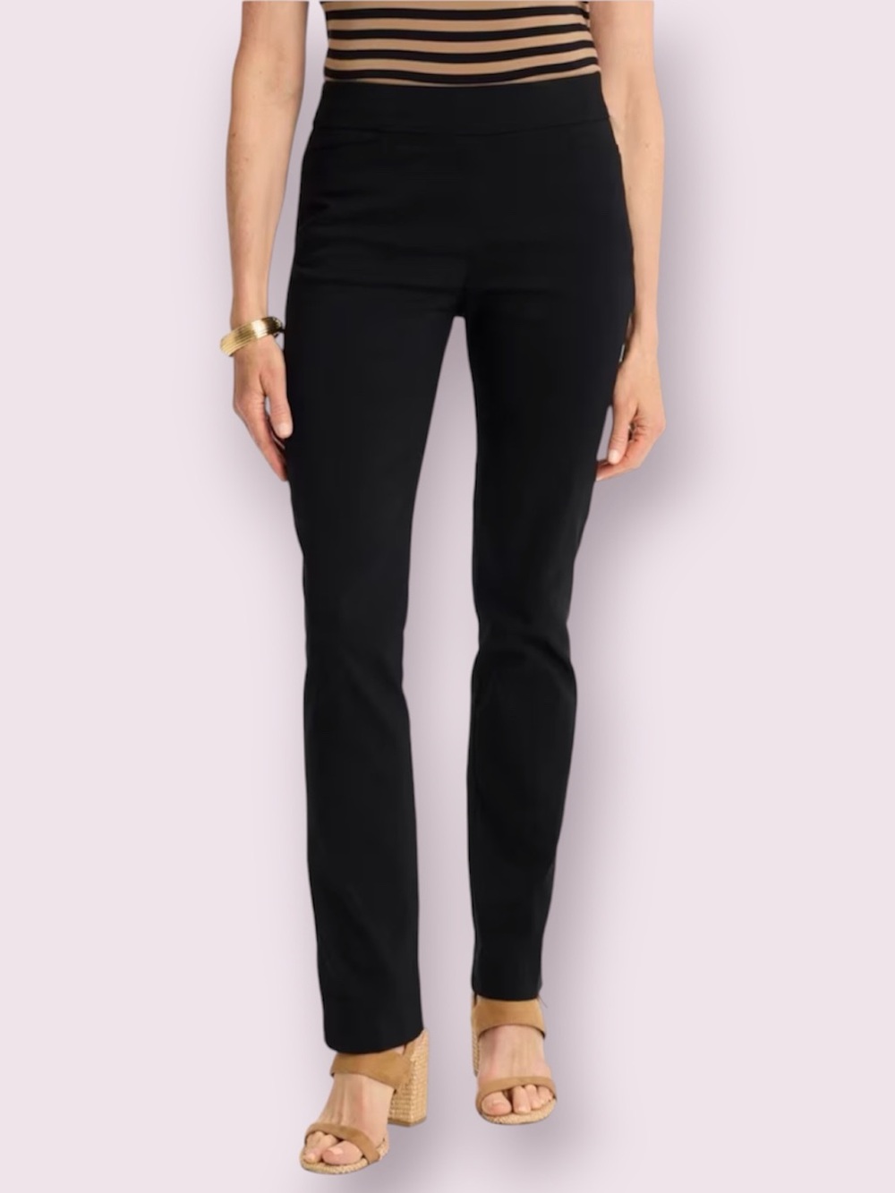 Chico’s Brigitte™ Slim Pull-On Pants in Black